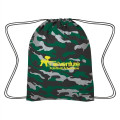 Reflective Camo Drawstring Sports Pack