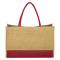 Jute Box Tote Bag