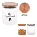 26 Oz. Glass Container With Stainless Steel Lid