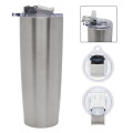25 Oz. Pop 'N Sip Stainless Steel Tumbler