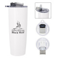 25 Oz. Pop 'N Sip Stainless Steel Tumbler