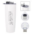 25 Oz. Pop 'N Sip Stainless Steel Tumbler