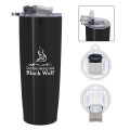 25 Oz. Pop 'N Sip Stainless Steel Tumbler