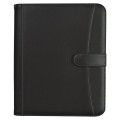 Pebble Grain Zippered Portfolio With Calculator
