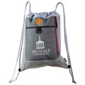 Bordeaux Polycanvas Drawstring Bag by Taroko™