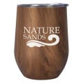 12 Oz. Woodgrain Alexander Stemless Wine Cup