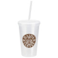 Trifecta 16 oz Tumbler with Lid  Straw