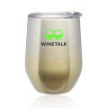 11 oz. Ombre Stemless Wine Glass with Lid