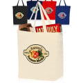 15"W x 17"H Gusseted Cotton Tote Bags