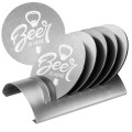 6 Piece Round Coaster Sets with Stand