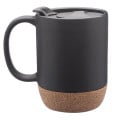 13 oz. Barista Ceramic Custom Mug with Cork Bottom