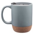 13 oz. Barista Ceramic Custom Mug with Cork Bottom