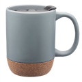 13 oz. Barista Ceramic Custom Mug with Cork Bottom