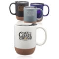 13 oz. Barista Ceramic Custom Mug with Cork Bottom