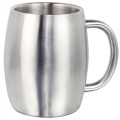 14 oz. Stainless Steel Double Wall Mug with Handle