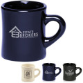 12 oz. Thick Grip Glossy Ceramic Diner Custom Mugs