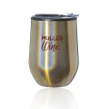 12 oz. Iridescent Stemless Wine Glass with Lid