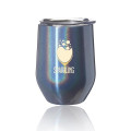 11 oz. Vacuum Iridescent Stemless Wine Glasses with Lid