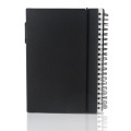Spiral Notebooks with Elastic Closure
