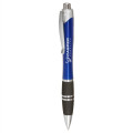 Silver Accent Grip Plastic Pen