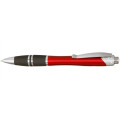 Silver Accent Grip Plastic Pen