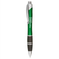 Silver Accent Grip Plastic Pen