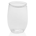16 oz. Plastic Stemless Wine Glasses
