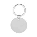 Chrome Round Keychains