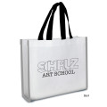 Reflective Non-Woven Coloring Tote Bag With Crayons