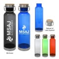 27 OZ. TRITAN™ CULVER BOTTLE WITH BAMBOO LID