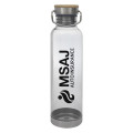 27 OZ. TRITAN™ CULVER BOTTLE WITH BAMBOO LID