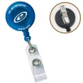 Round Secure-A-Badge with Alligator Clip