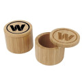 Bamboo Salt Box with Magnetic Lid