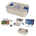 Wheat Lunch Set With Phone Holder