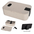 Wheat Lunch Set With Phone Holder