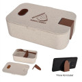 Wheat Lunch Set With Phone Holder