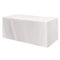 Fitted Poly/Cotton 3-sided Table Cover - fits 6' standard table