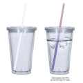 16 Oz. Newport Acrylic Tumbler With Mood Straw