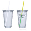16 Oz. Newport Acrylic Tumbler With Mood Straw