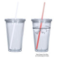16 Oz. Newport Acrylic Tumbler With Mood Straw