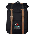 Flap Drawstring Backpack