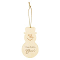 Wood Ornament - Snowman