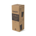 Emery 2-in-1 Double Wall Stainless Tumbler - 16 Oz.