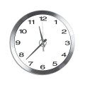 Bridge 14" Brushed Metal Analog Wall Clock