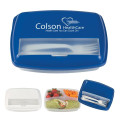 3-Section Lunch Container With Custom Handle Box