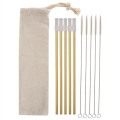 5- Pack Park Avenue Stainless Straw Kit with Cotton Pouch