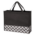 Zigzag Non-Woven Tote Bag