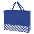 Zigzag Non-Woven Tote Bag