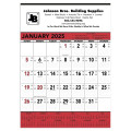Triumph® Calendars Red & Black Contractor Memo