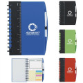 5'' x 7'' Ruler Notebook with Flags and Stylus Pen